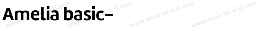 Amelia basic字体转换